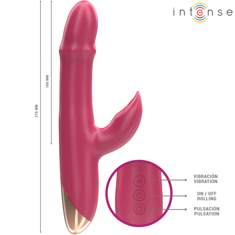 Chloe – Vibratore Multifunzione 3 in 1 Rosso