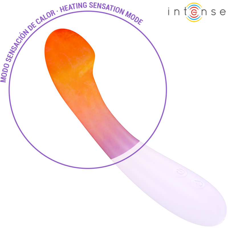 Vibratore Becky 19 cm Riscaldabile 7 Vibrazioni Viola