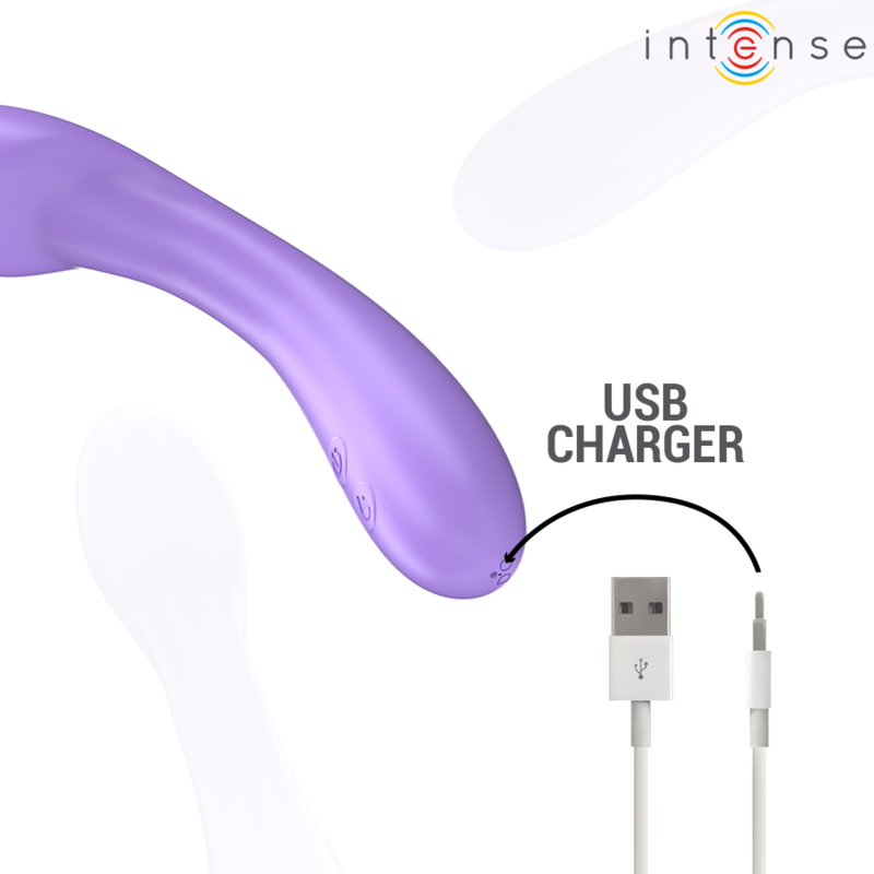 Vibratore Becky 19 cm Riscaldabile 7 Vibrazioni Viola