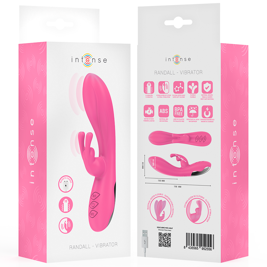 Vibratore Randall Rabbit 10 Vibrazioni Rosa