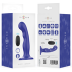 Vibratore Shorty con Ventosa Telecomando Blu