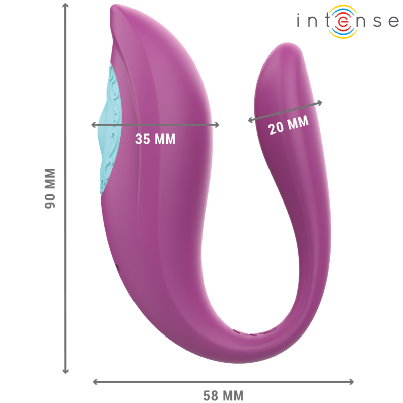 Annie – Stimolatore a U con Telecomando Viola