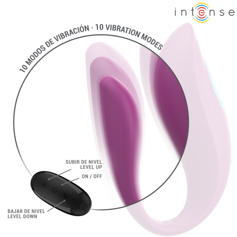 Annie – Stimolatore a U con Telecomando Viola