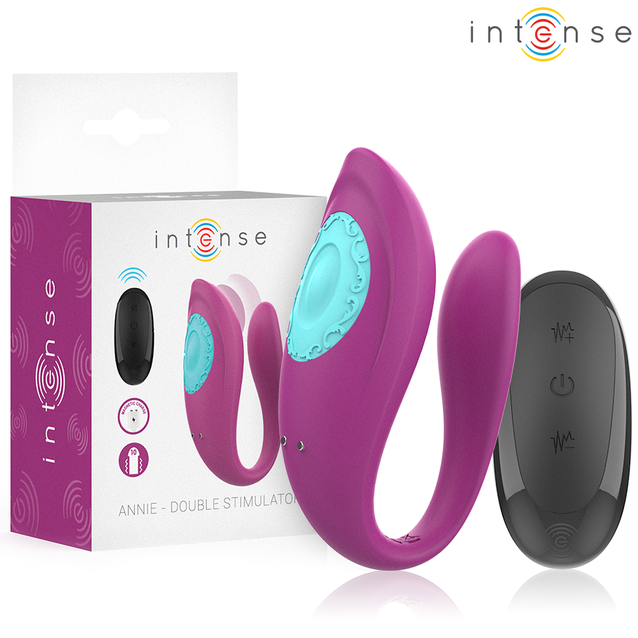 Annie – Stimolatore a U con Telecomando Viola