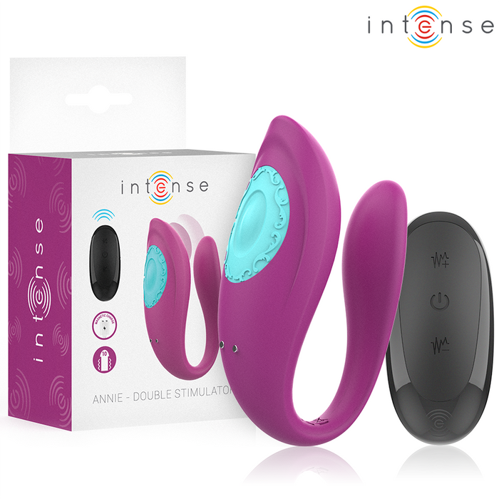 Annie – Stimolatore a U con Telecomando Viola