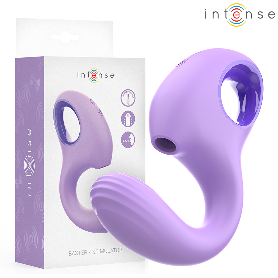 Vibratore e Stimolatore Baxter Viola