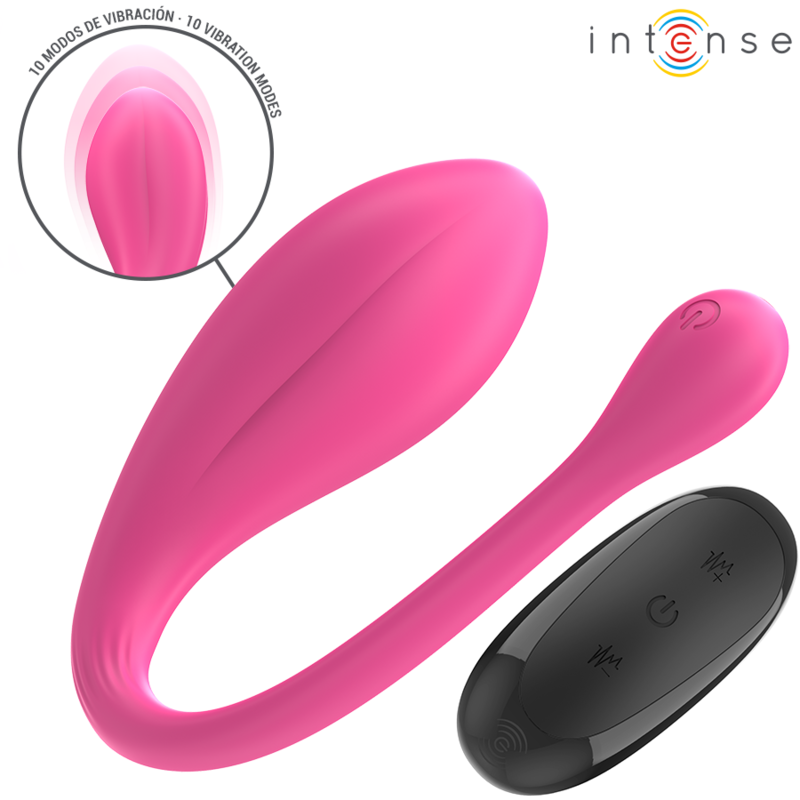 Janice – U Vibratore Doppia Stimolazione 10 Vibrazioni Rosa Telecomando