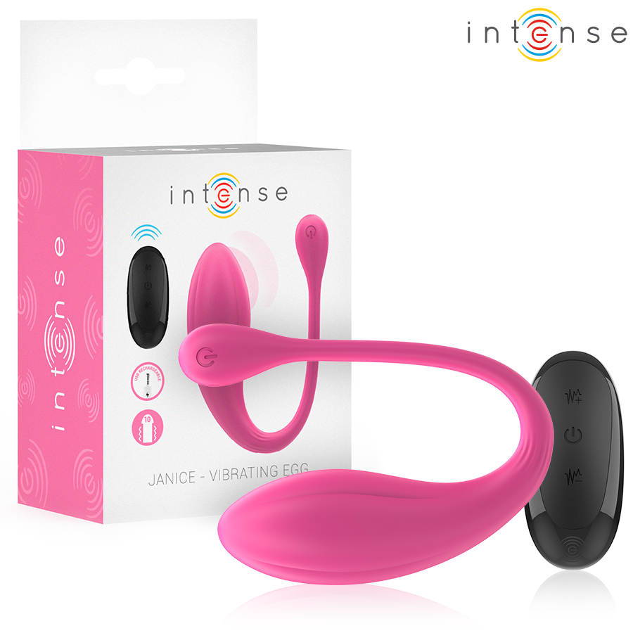 Janice – U Vibratore Doppia Stimolazione 10 Vibrazioni Rosa Telecomando