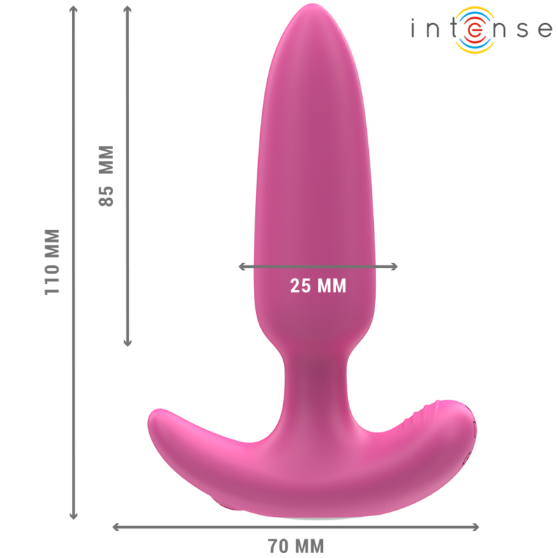 Ross – Plug Anale 10 Vibrazioni Rosa Telecomando
