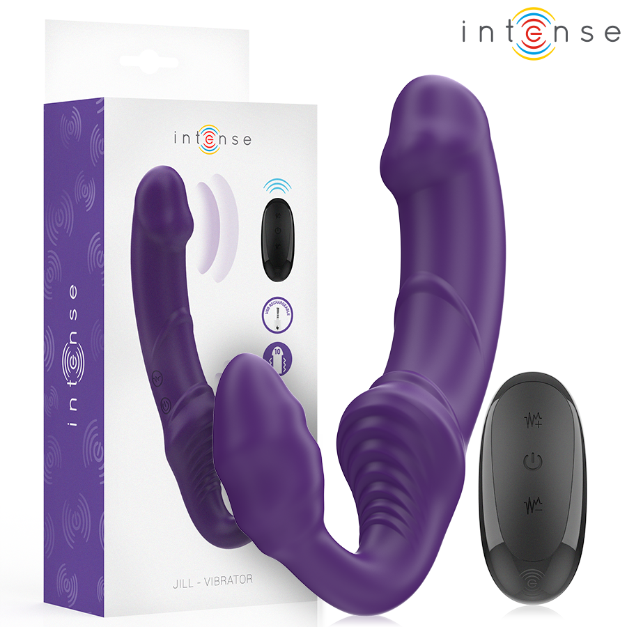 Jill – Doppio Vibratore 20 cm Viola Telecomando