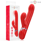 Lele – Vibratore Multifunzione Rotante e Oscillante e Stimolante Rosso