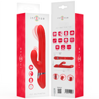 Lele – Vibratore Multifunzione Rotante e Oscillante e Stimolante Rosso