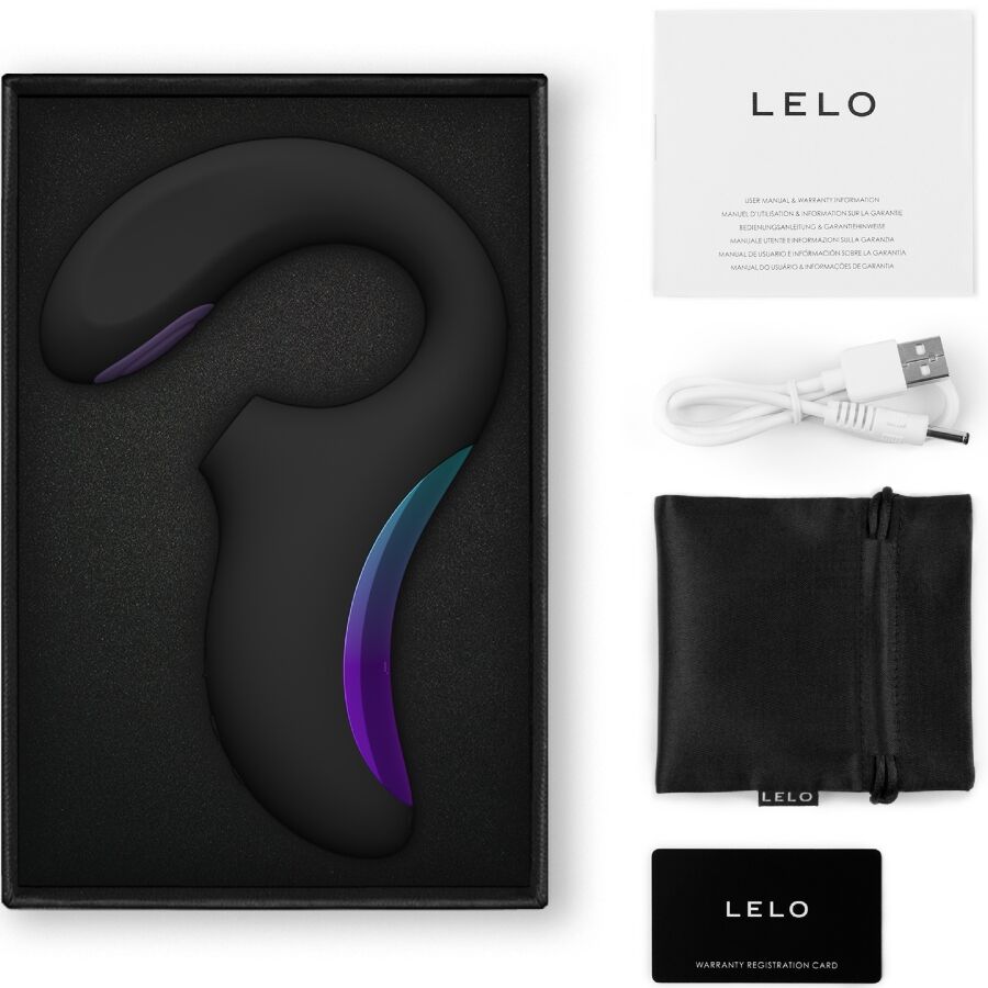 LELO Enigma Double Sonic – Stimolatore Punto G Nero