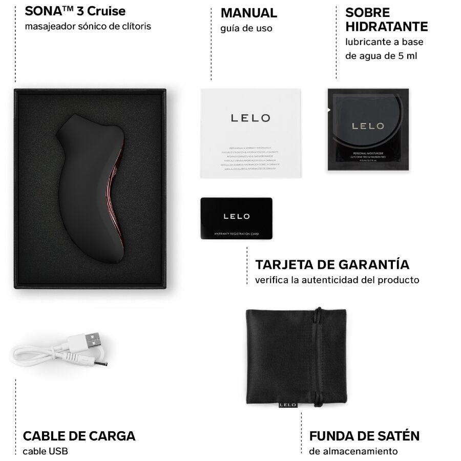 LELO SONA 3 Cruise – Stimolatore Sonico Nero