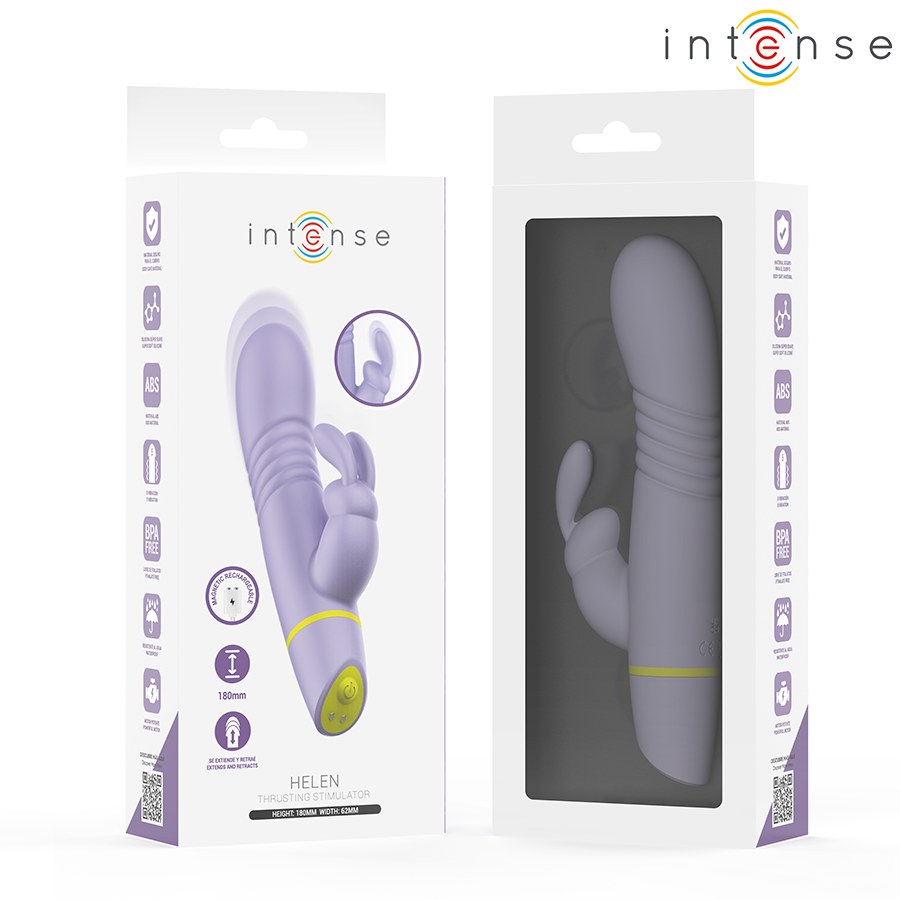 Stimolatore e Vibratore a Spinta Helen Rabbit