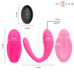 Julia – Doppio Vibratore Stimolatore a Morsetto con Telecomando