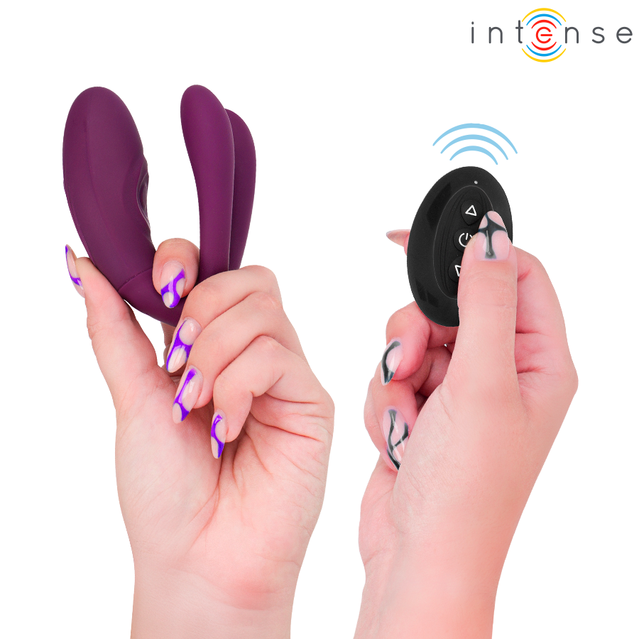 Stimolatore a Morsetto con Vibrazione e Tapping Sandra con Telecomando