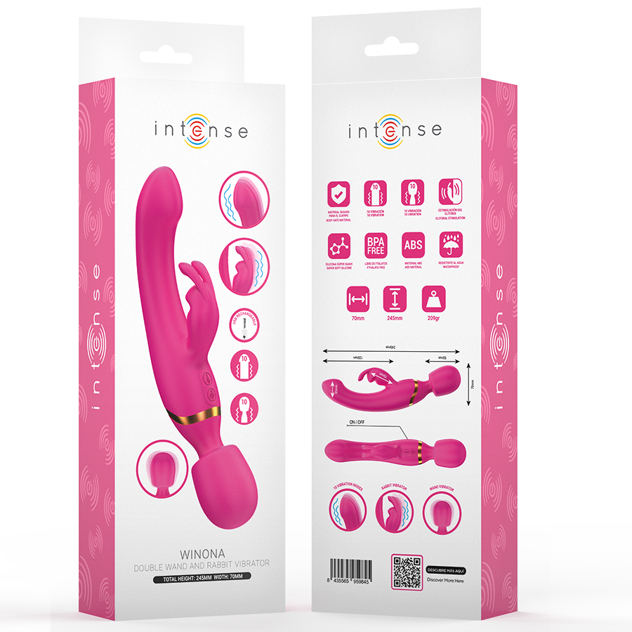 Winona – Doppio Vibratore Coniglio e Bacchetta