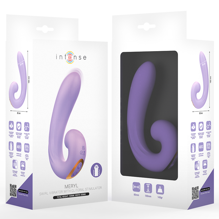 Stimolatore Clitorideo a Doppia Vibrazione Meryl