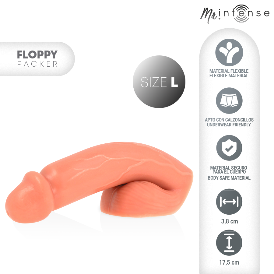 Floppy L – Packer Realistico in Silicone