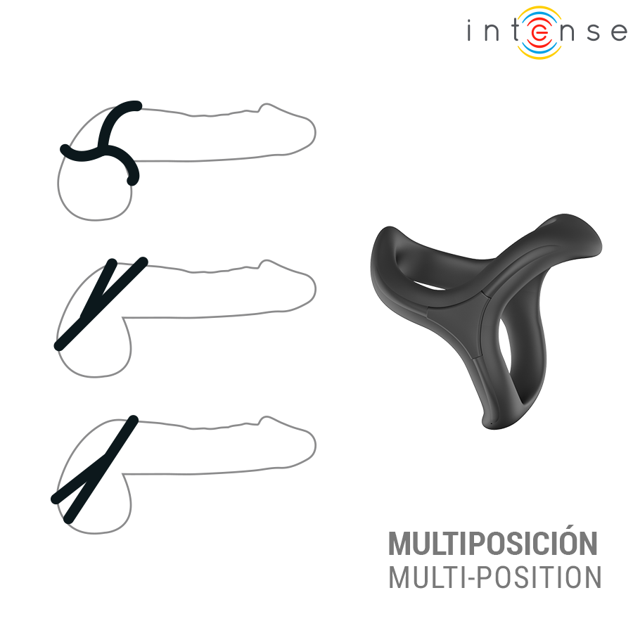 Alfie – Anello per Pene Triplo Regolabile Modello 6
