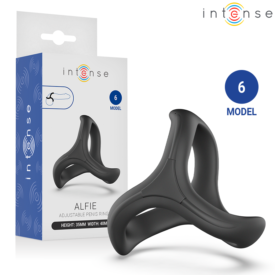 Alfie – Anello per Pene Triplo Regolabile Modello 6