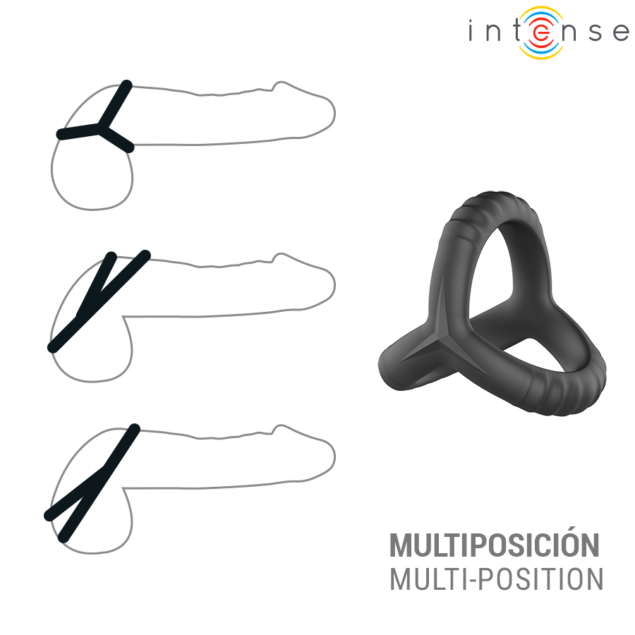 John – Anello per Pene Triplo Regolabile Modello 4
