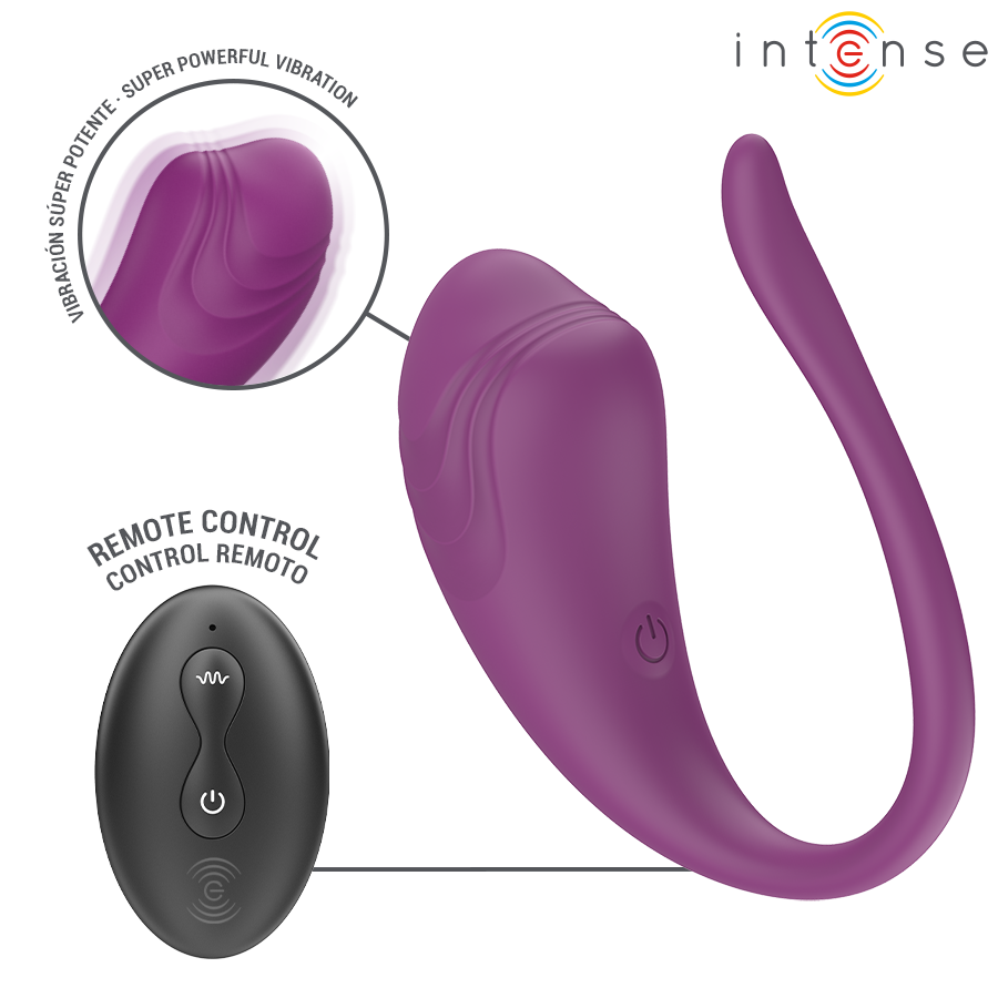 Olivia – Viola Uovo Vibrante con Telecomando