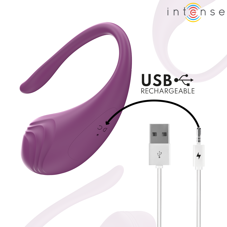Olivia – Viola Uovo Vibrante con Telecomando