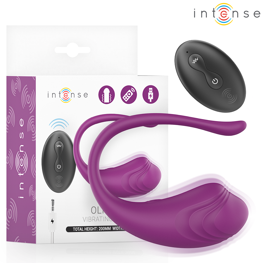 Olivia – Viola Uovo Vibrante con Telecomando
