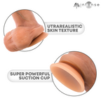Dildo in Silicone di Bruce S con Testicoli 17,8 cm Ø 4 cm