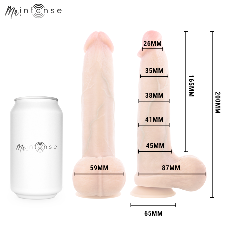 Bruce – M Dildo in Silicone con Testicoli 20 cm Ø 4,5 cm