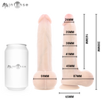 Bruce – M Dildo in Silicone con Testicoli 20 cm Ø 4,5 cm