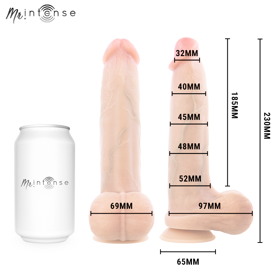 Bruce – L Dildo in Silicone 23 cm Ø 5,2 cm