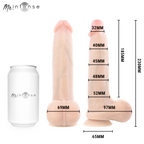 Bruce – L Dildo in Silicone 23 cm Ø 5,2 cm