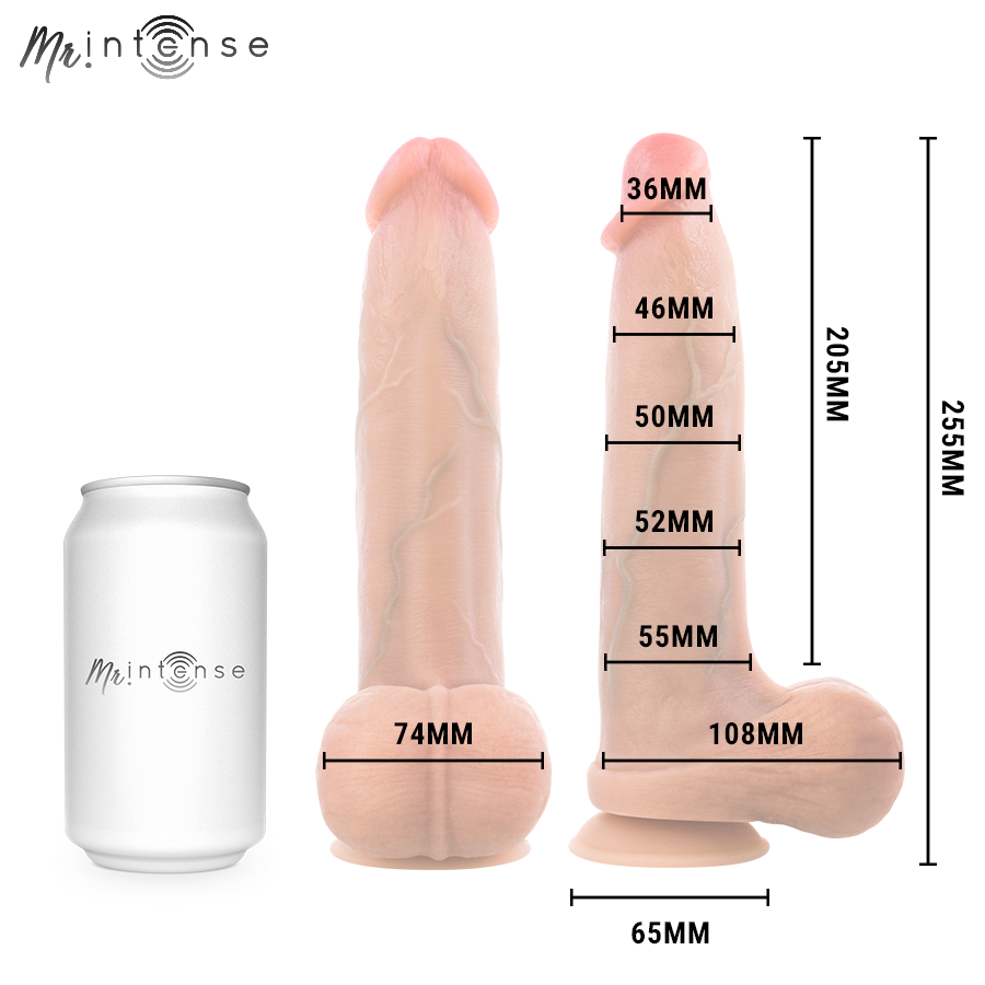 Bruce – XL Dildo in Silicone con Testicoli 25,5 cm Ø 5,5 cm