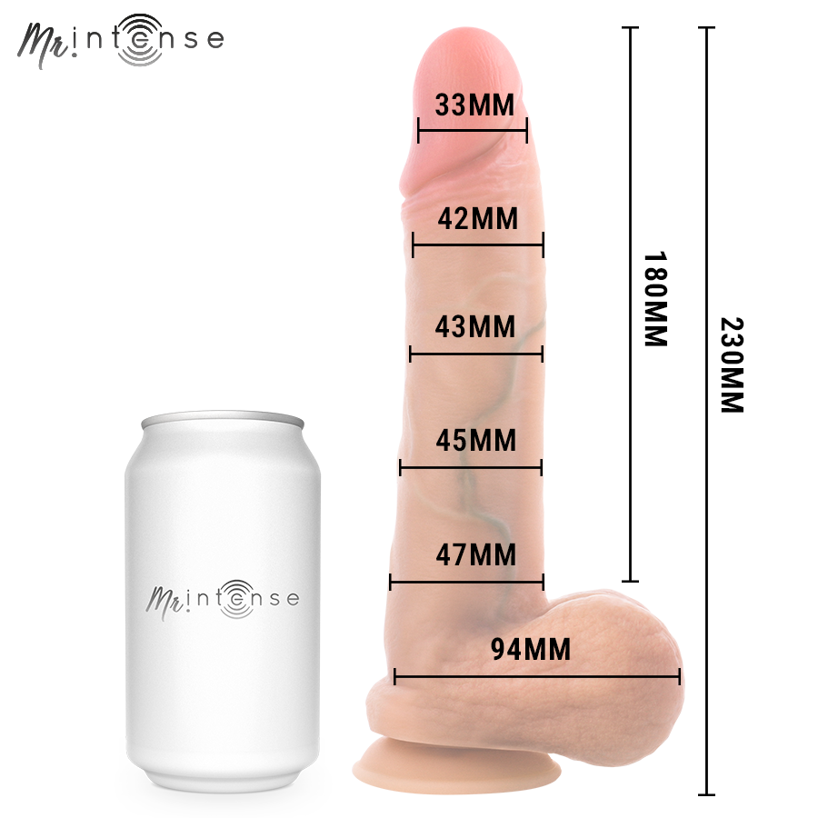 Gary – L Pene in Silicone Ultra-realistico con Testicoli 23 cm Ø 4,7 cm