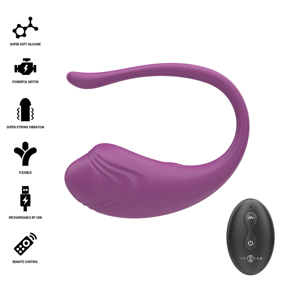 Olivia – Viola Uovo Vibrante con Telecomando