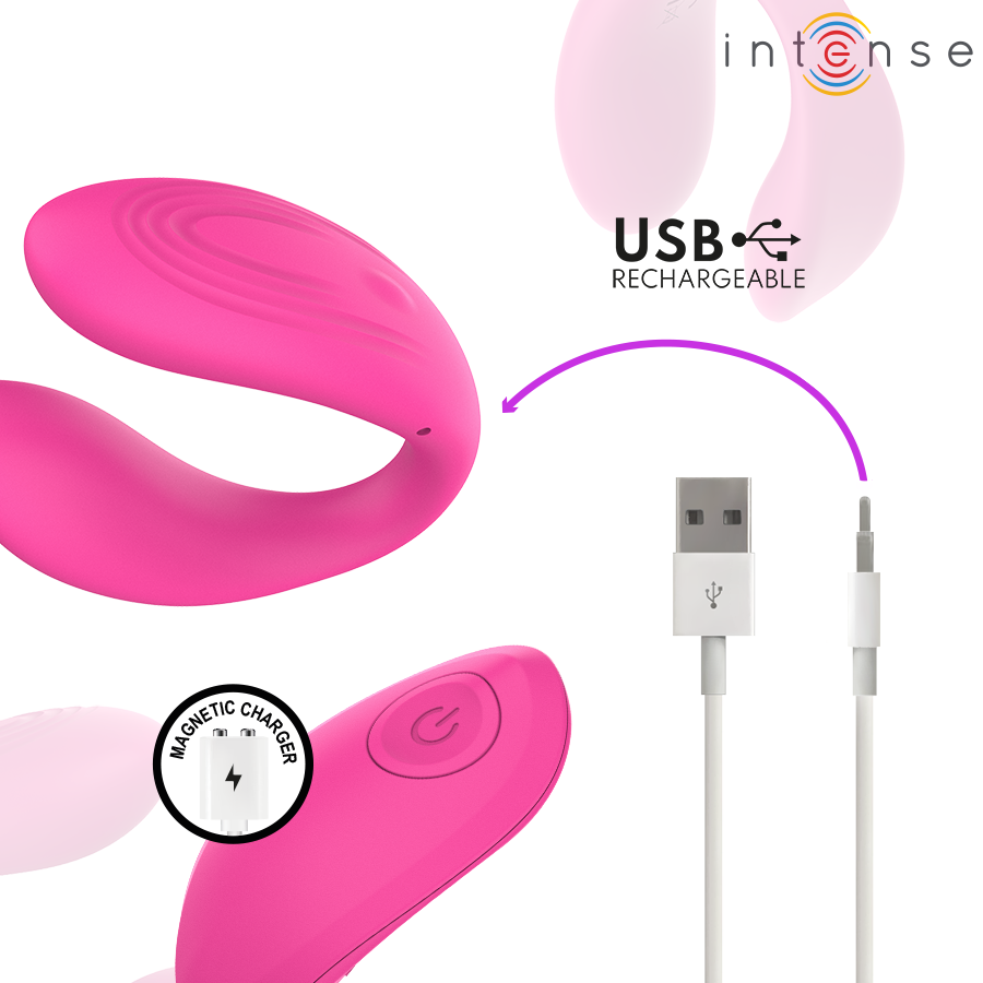 Nora – Stimolatore Vibrante a Morsetto Rosa