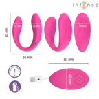 Nora – Stimolatore Vibrante a Morsetto Rosa