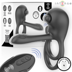Spike – Anello Vibrante Doppio con Telecomando