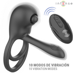 Spike – Anello Vibrante Doppio con Telecomando