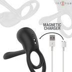 Spike – Anello Vibrante Doppio con Telecomando
