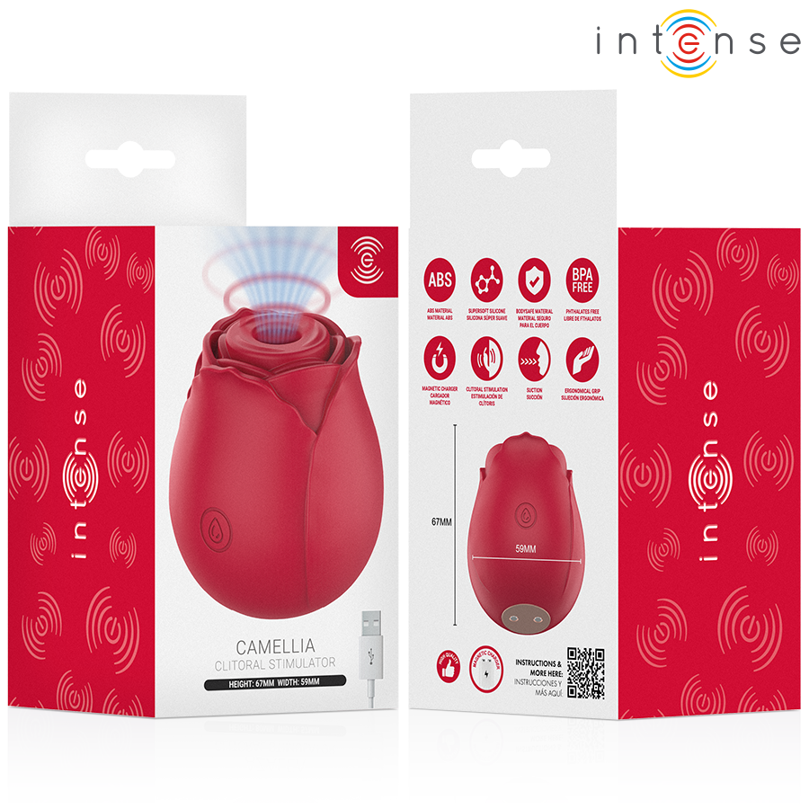 Camellia – Stimolatore Clitorideo ad Aspirazione Bordeaux