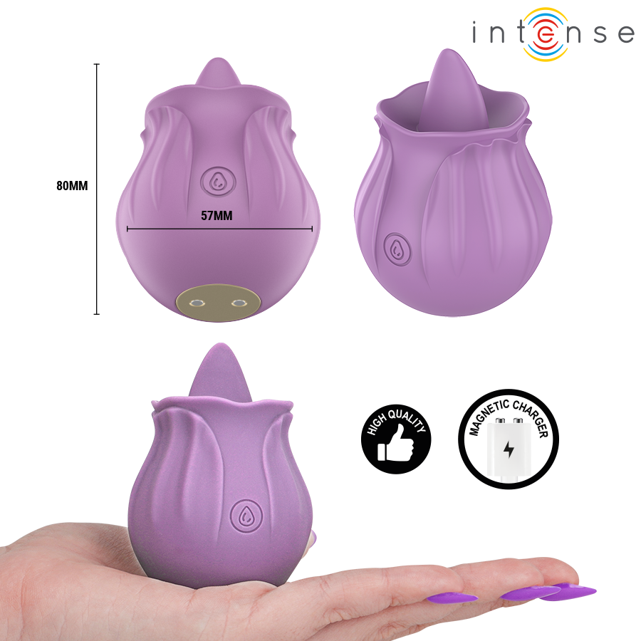 Azalea – Stimolatore Clitorideo a Fiore, 10 Vibrazioni