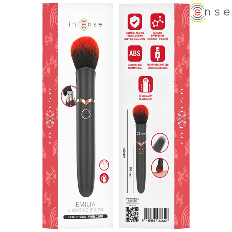 Spazzola Vibrante Emilia 10 Vibrazioni 16 cm