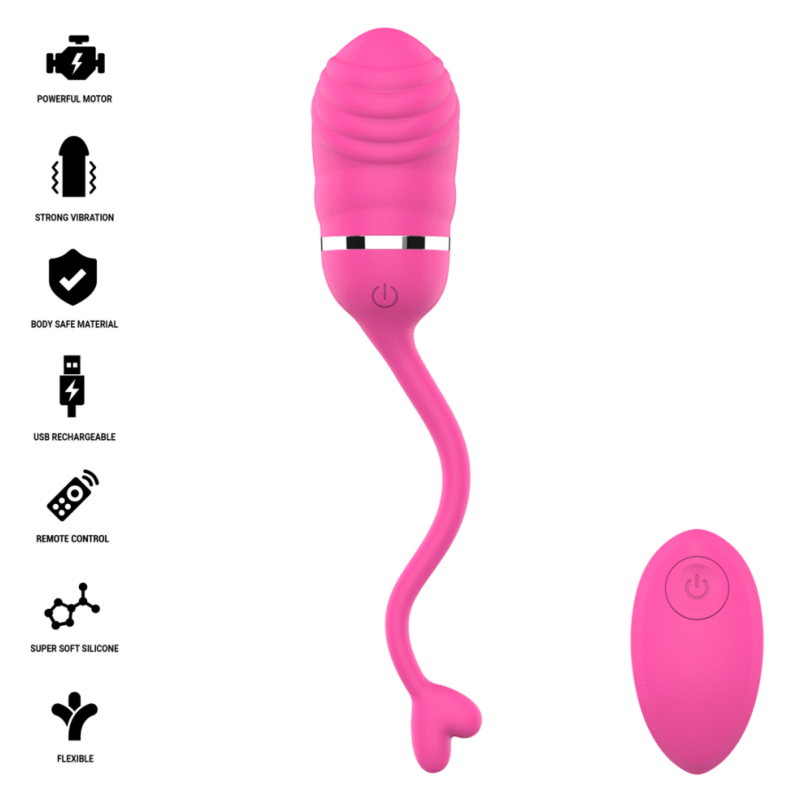 Sookie – Uovo Vibrante con Telecomando Rosa