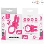 Anello Vibrante per Pene Hopps con Stimolazione Clitoridea Rosa
