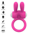 Anello Vibrante per Pene Hopps con Stimolazione Clitoridea Rosa