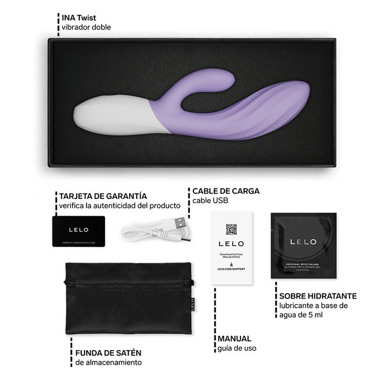 LELO Ina Twist – Rabbit Lavanda